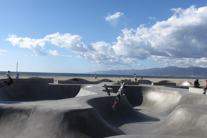 A skate park.